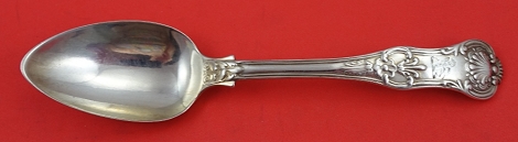 Place Soup Spoon/ Dessert Spoon engraved griffin mono London 1824-1825 7 1/4
